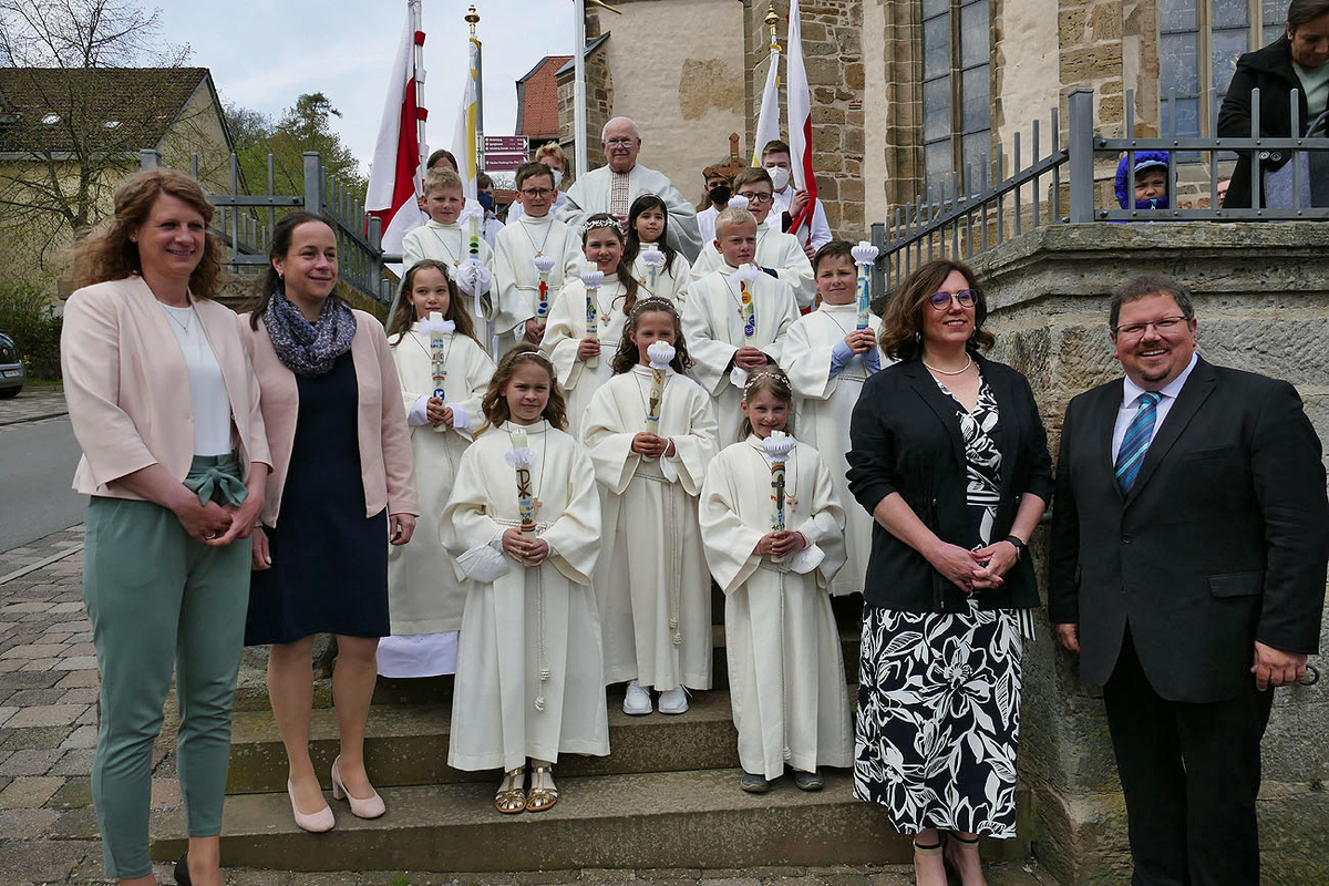 Feier der 1. Heiligen Kommunion in St. Crescentius